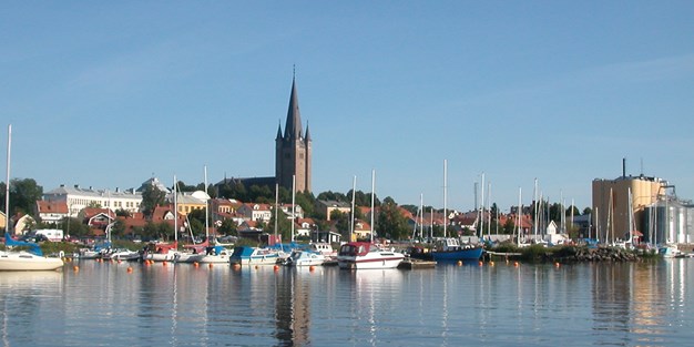 Hamn i Mariestad. Foto